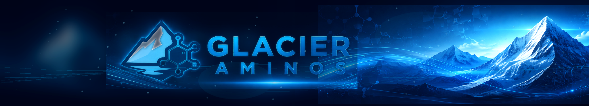 Glacier Aminos hero background